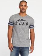 Old Navy Varsity Style Graphic Tee For Men - Heather Gray