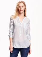 Old Navy Long Sleeve Tunic For Women - Ethereal Blue
