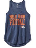 Old Navy Relaxed Nfl Scoop Neck Graphic Tank For Women - Broncos