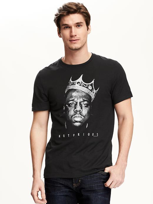 Old Navy Biggie Smalls Graphic Tee For Men - Blackjack