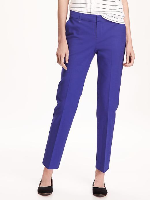 Old Navy Mid Rise Harper Trouser For Women - Cobalt