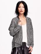 Old Navy Womens Open Front Cocoon Cardigan Size L - Black