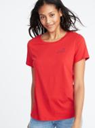 Old Navy Womens Everywear Graphic Tee For Women Stoked Size Xxl