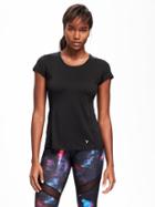 Old Navy Go Dry Cool Running Tee For Women - Black Canyon