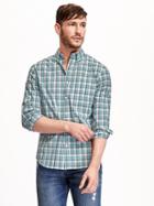 Old Navy Slim Fit Poplin Shirt For Men - Snorkeling