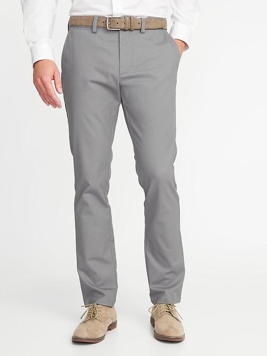 Old Navy Mens Slim Built-in Flex Non-iron Ultimate Pants For Men Gray Stone Size 32w