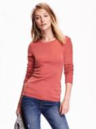 Old Navy Perfect Fitted Tee Size L Tall - Hot Peppa Flakes