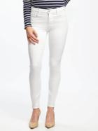 Old Navy High Rise Built In Sculpt Rockstar Jeans For Women - Bright White