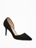 Old Navy Womens Sueded D';orsay Pumps For Women Black Black Size 7
