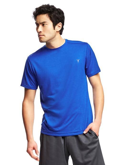 Old Navy Go Dry Regular Fit Training Tee For Men - Prize Winner Blue