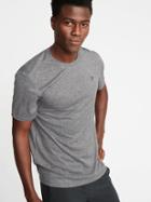 Old Navy Mens Go-dry Eco Regular-fit Tee For Men Heather Gray Size L