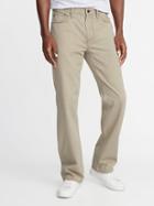 Loose Twill Five-pocket Pants For Men