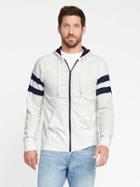 Old Navy Soft Washed Team Style Jersey Hoodie For Men - Antique White Heather