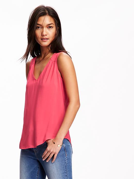 Old Navy Relaxed V Neck Shirt - Electric Youth