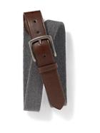 Old Navy Stretch Canvas Belt For Men - Heather Gray