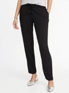 Old Navy Womens Mid-rise Soft Pants For Women Black Size M