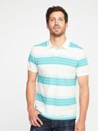 Old Navy Mens Built-in Flex Moisture-wicking Pro Polo For Men Endless Summer Size L