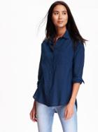 Old Navy Lightweight Shirt For Women - Indigo