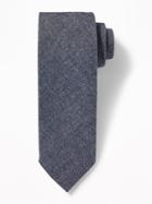 Old Navy Mens Slim Tie For Men Chambray Blue Size One Size