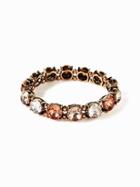 Old Navy Crystal Stone Stretch Bracelet For Women - Coral Blush