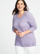 Old Navy Womens Plus-size Cozy Sweater Lilac Purple Size 2x