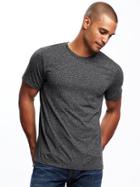Old Navy Mens Soft-washed Crew-neck Tee For Men Dark Gray Size S