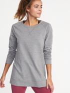 Old Navy Womens French-terry Tunic For Women Heather Gray Size Xxl