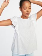Relaxed Ruffle-trim Top For Women
