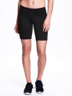 Old Navy Womens Go-dry Cool Compression Bermudas Black Black Size Xs