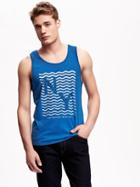 Old Navy Summer Graphic Tank For Men - Cobaltic Avenue