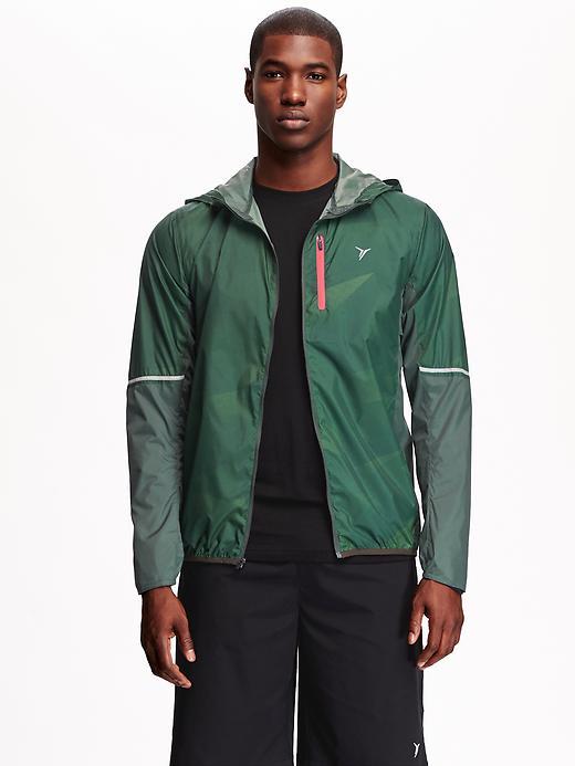 Old Navy Lightweight Hooded Running Jacket For Men - Turfin Up