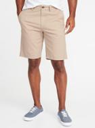 Old Navy Mens Slim Ultimate Built-in Flex Khaki Shorts For Men (10) Rolled Oats Size 40w