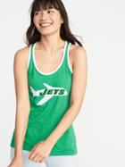 Old Navy Womens Nfl Retro-team Racerback Tank For Women Jets Size Xs