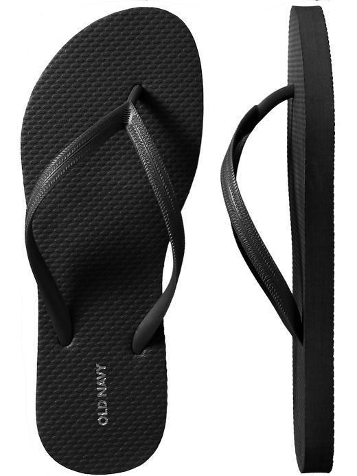 Old Navy Womens Classic Flip Flops - Black