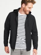 Old Navy Mens Water-resistant Nylon-blend Hooded Jacket For Men Black Size Xxl
