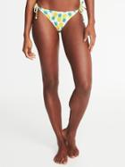 Old Navy Womens String-bikini Bottoms For Women Pineapples Size Xl