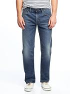 Old Navy Coolmax Core Built In Flex Straight Jeans For Men - Medium Wash