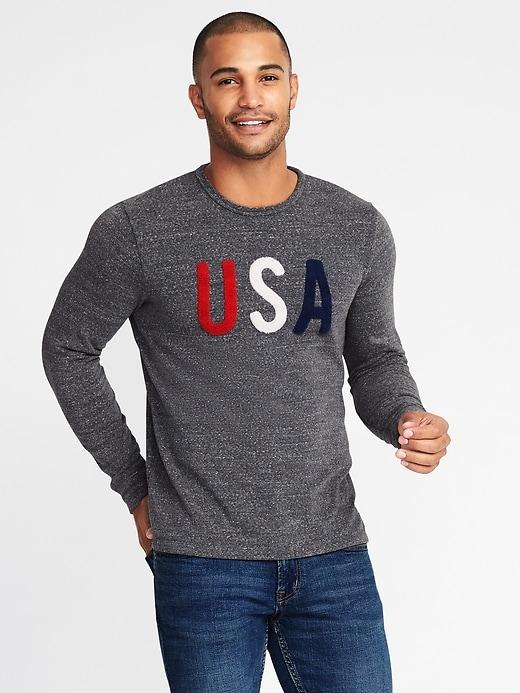 Old Navy Mens Graphic Terry-velour Tee For Men Usa Size Xxl