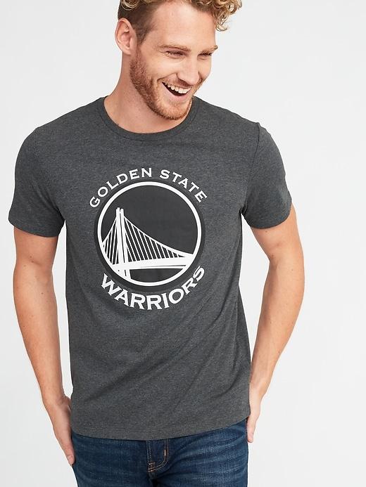 Old Navy Mens Nba Team-graphic Tee For Men Golden State Warriors Size Xl