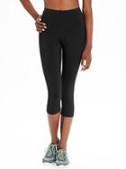 Old Navy Womens Active High Waist Compression Capris Size L Tall - Blackjack