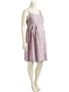 Old Navy Fit & Flare Tank Dress - Plum Flower