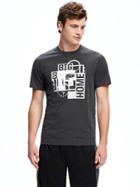 Old Navy Go Dry Cool Graphic Tee For Men - Midnight Oil