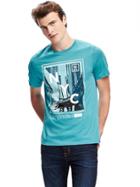 Old Navy Graphic Crew Neck Tee For Men - Nassau Waters
