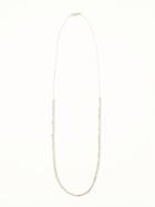 Old Navy Metallic Bead Necklace For Women - Silver