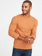 Old Navy Mens Soft-washed Thermal Crew-neck Tee For Men Rusty Orange Size S