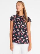 Old Navy Lightweight Ruffle Trim Blouse For Women - Navy Floral