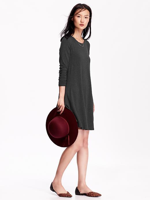 Old Navy Womens Swing Dresses Size L Tall - B85 Dark Heather Grey