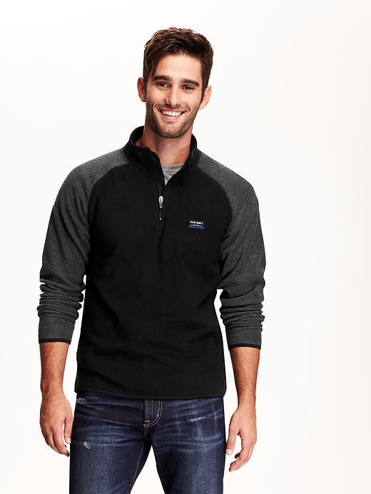 Old Navy Mock Neck Performance Fleece Pullover Size Xxl Big - Blackjack