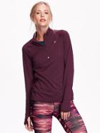 Old Navy Half Zip Pullover Size L Tall - Blackberry Jamming