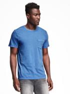 Old Navy Garment Dyed Crew Neck Pocket Tee For Men - First Place